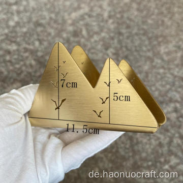 Kreativer Doppelspitzen-Edelstahl-Papierhandtuchhalter